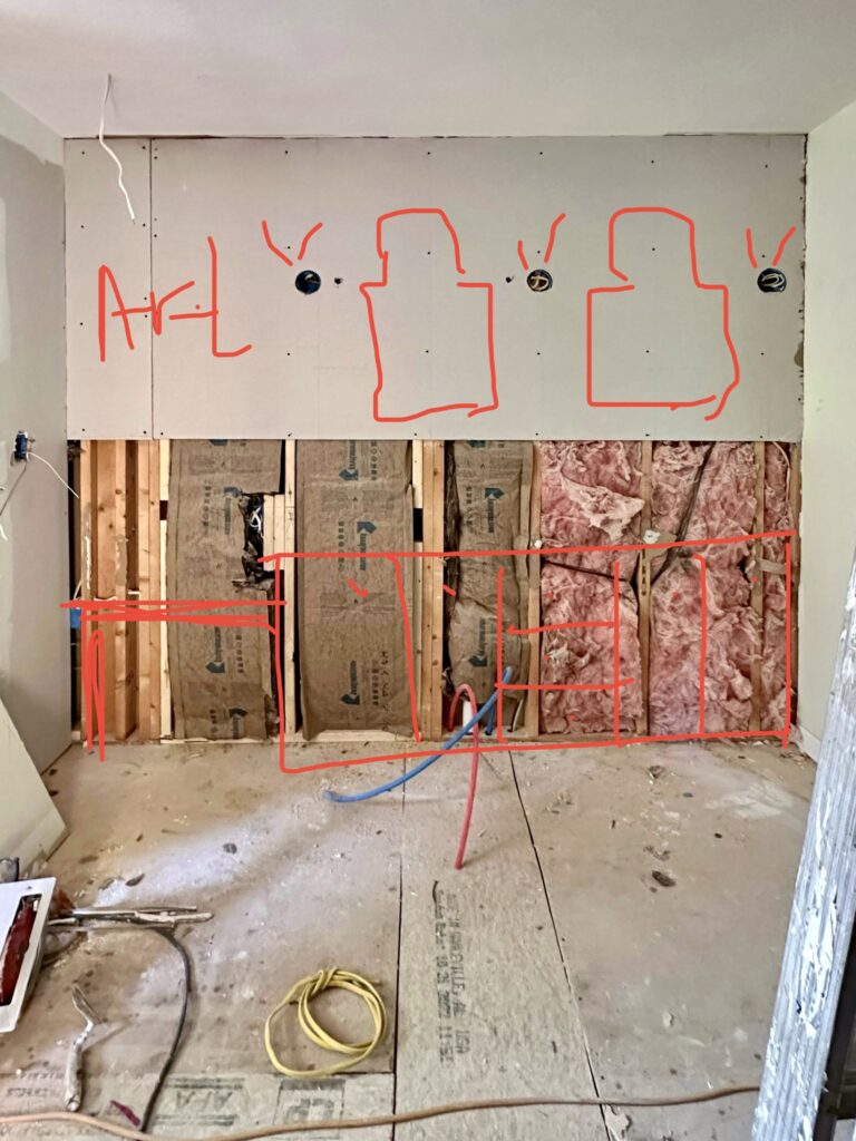Week 3 – Configuring Electrical for a Show-Stopping Vanity Wall!