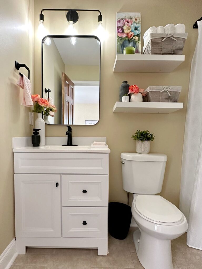 Simple Bathroom Spring Decor to Refresh Your Space!